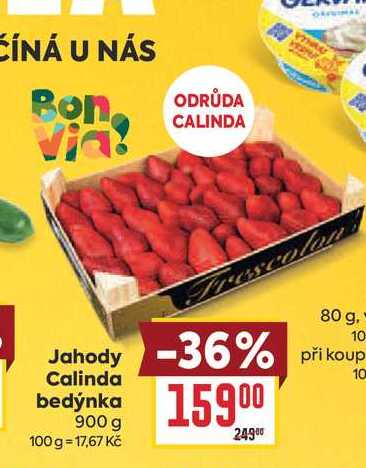 Jahody bedýnka Calinda 900 g 
