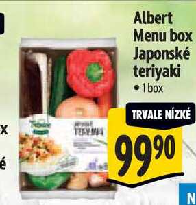 Albert Menu box Japonské teriyaki 