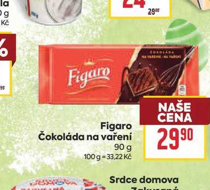 Figaro Čokoláda na vaření 90 g