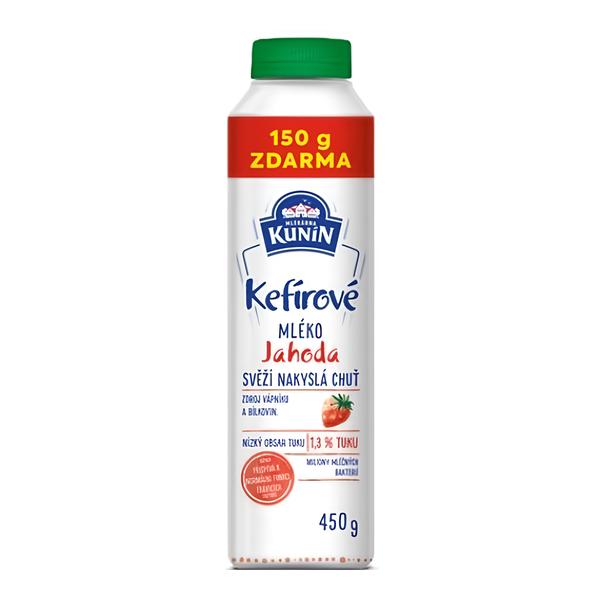 Mlékárna Kunín Mléko kefírové jahoda