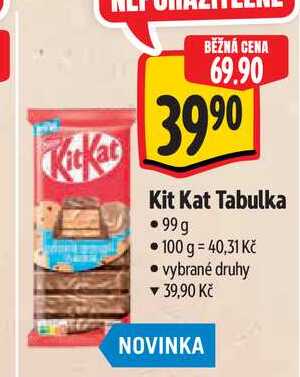 Kit Kat Tabulka, 99 g