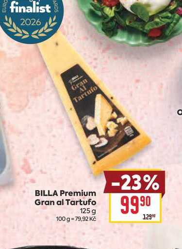 BILLA Premium Gran al Tartufo 125 g 