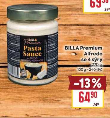 BILLA Premium Alfredo se 4 sýry 270 g
