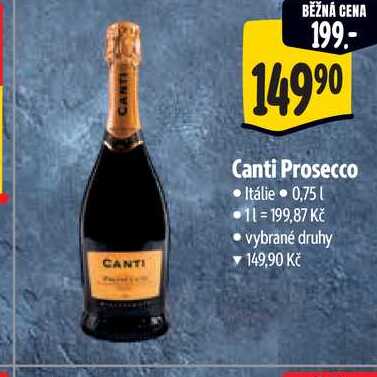 Canti Prosecco, 0,75 l
