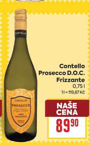 Contello Prosecco D.O.C. Frizzante 0,75l