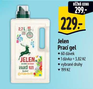Jelen Prací gel, 60 dávek 