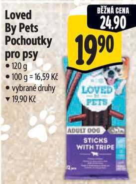 Loved By Pets Pochoutky pro psy, 120 g 