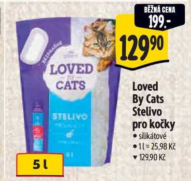 Loved By Cats Stelivo pro kočky, 5 l