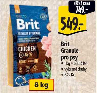 Brit Granule pro psy, 8 kg