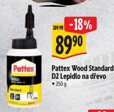 Pattex Wood Standard D2 Lepidlo na dřevo, 250 g 