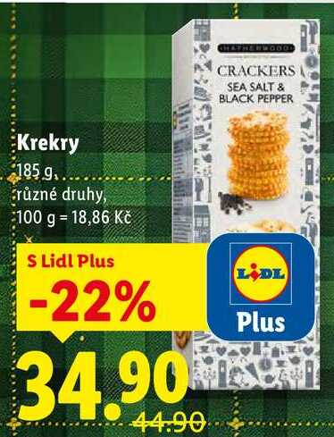 Krekry, 185 g