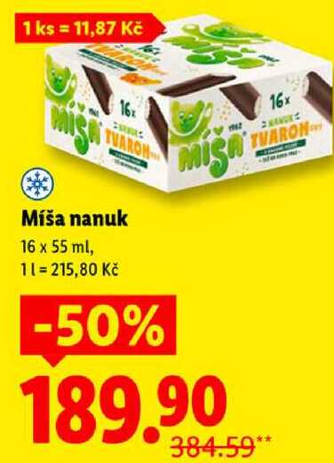 Míša nanuk, 16x 55 ml