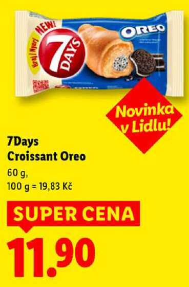 7Days Croissant Oreo, 60 g