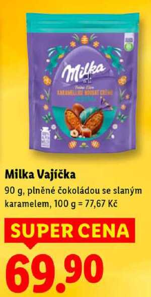Milka Vajíčka, 90 g