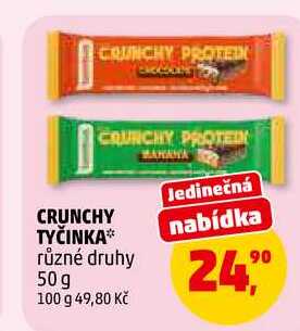 CRUNCHY TYČINKA, 50 g
