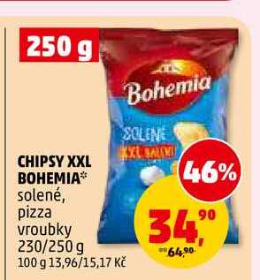 CHIPSY XXL BOHEMIA, 230 g