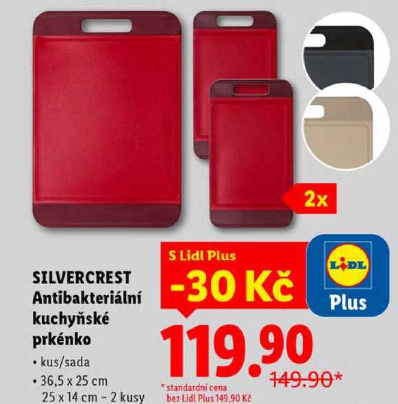 Antibakteriální kuchyňské prkénko 