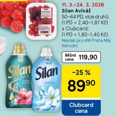 Silan Aviváž, 50-64 PD, více druhů  