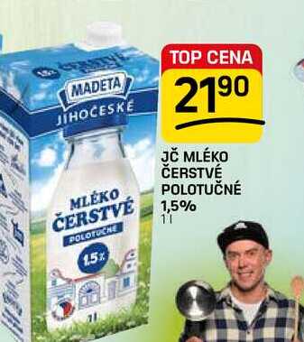 JČ MLÉKO ČERSTVÉ POLOTUČNÉ 1,5% 11 