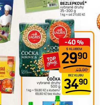 ČOČKA vybrané druhy 500 g 