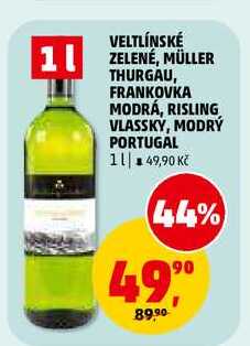 VELTLÍNSKÉ ZELENÉ, 1 l