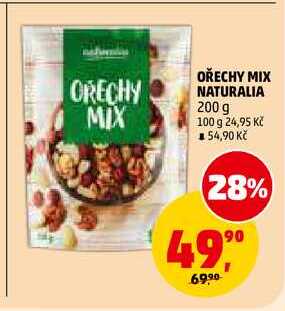 OŘECHY MIX NATURALIA, 200 g