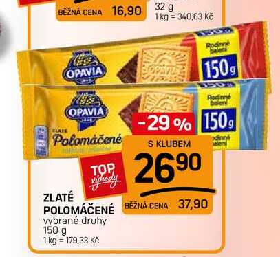 ZLATÉ POLOMÁČENÉ 150g
