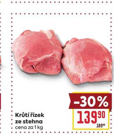 Krůtí řízek ze stehna cena za 1 kg