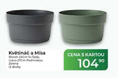 Květináč a Mísa