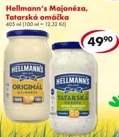 Hellmann's Majonéza, Tatarská omáčka, 405 ml