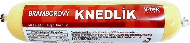 Bramborový knedlík Chlazený klasický/se slaninou