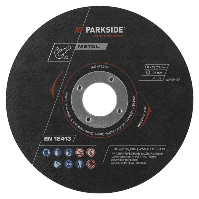 PARKSIDE PERFORMANCE Sada řezných kotoučů 12dílná