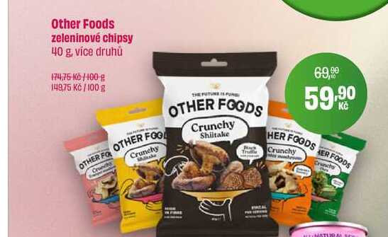 Other Foods zeleninové chipsy 40 g