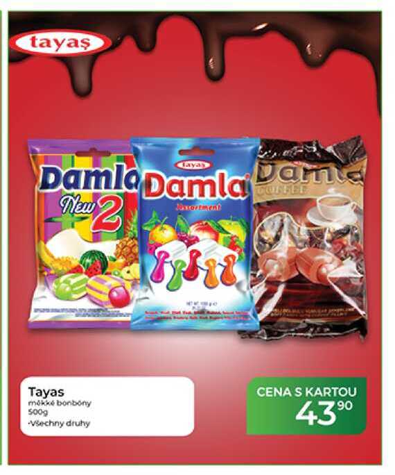 Tayas měkké bonbony 500g