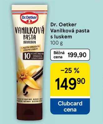 Dr. Oetker Vanilková pasta s luskem, 100 g