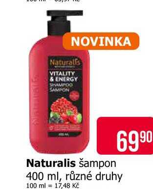 Naturalis šampon 400 ml