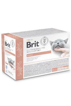 Brit Vd Cat Pouch Fillets In Gravy Renal 12x85g