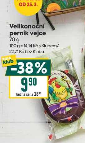Velikonoční perník vejce 70 g