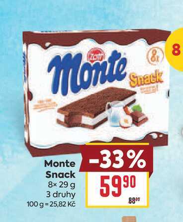 Monte Snack 8x 29 g