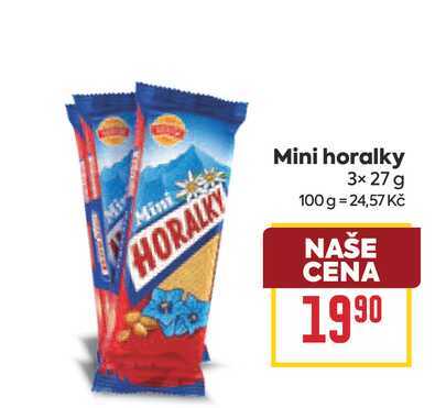 Mini horalky 3x 27 g 