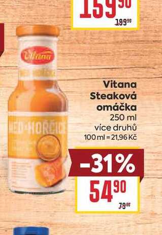 Vitana Steaková omáčka 250 ml 
