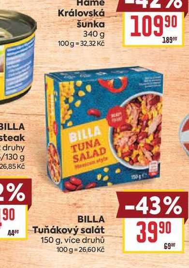 BILLA Tuňákový salát 150 g