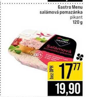 Gastro Menu salámová pomazánka pikant 120 g