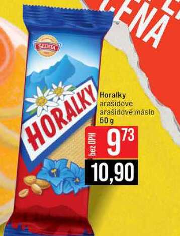Horalky arašidovė arašidové máslo 50 g