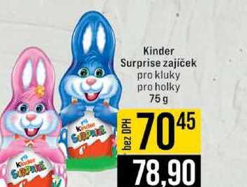 Kinder Surprise zajíček pro kluky pro holky 75g 