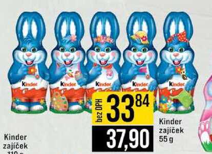 Kinder zajíček 55 g 