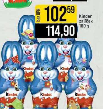 Kinder zajíček 160 g 