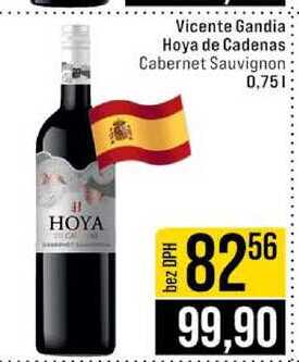 Vicente Gandia Hoya de Cadenas Cabernet Sauvignon 0,75l