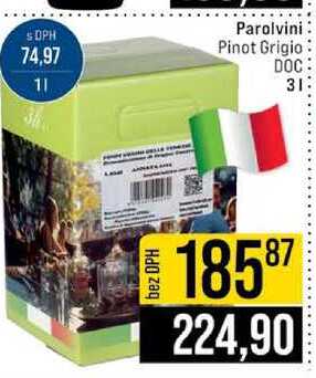 Parolvini Pinot Grigio DOC 3l