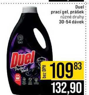Duel prací gel, prášek různé druhy 30-54 dávek 